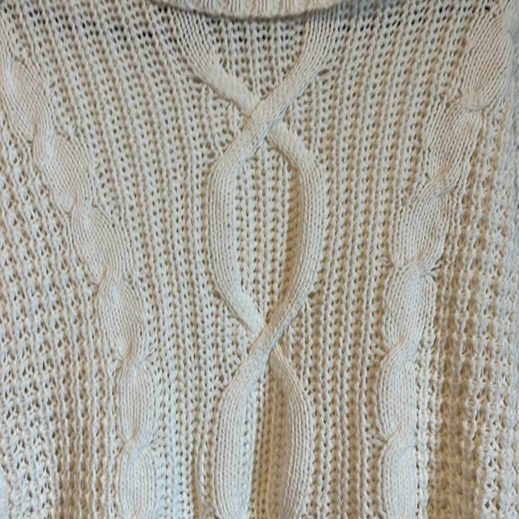 Express cream turtleneck sweater - never been worn - Picture 2 of 3